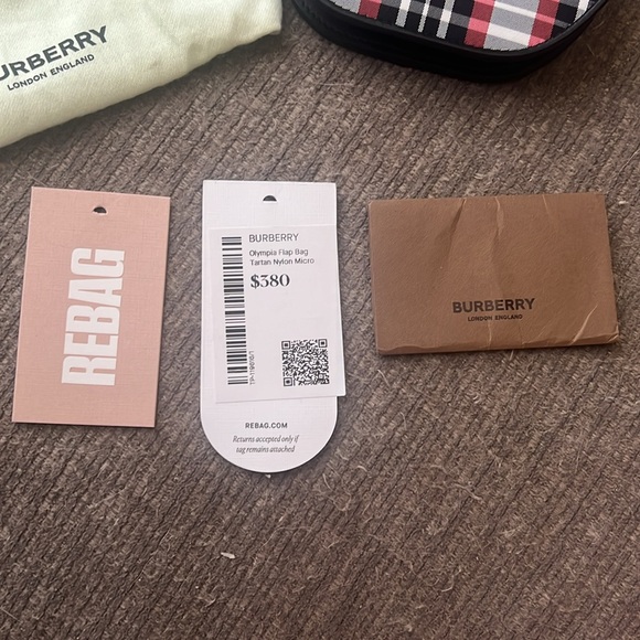 Authentic Burberry Olympia Flap Micro Bag - Picture 4 of 6